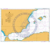 British Admiralty Nautical Chart  2717: Strait of Gibraltar to Barcelona and Alger including Islas Baleares